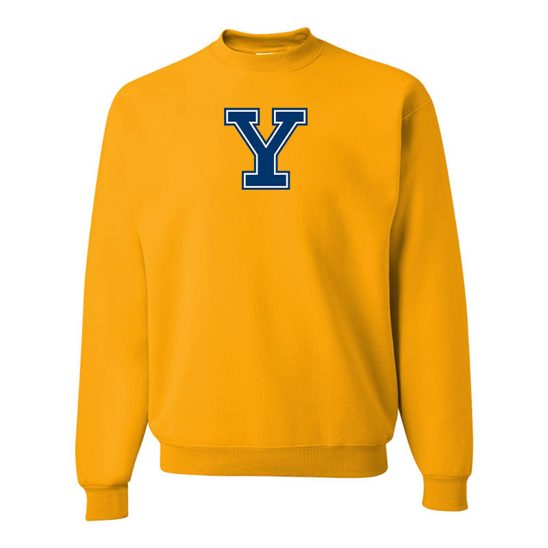 Men's Yale Bulldogs JERZEES NuBlend Crewneck Sweatshirt